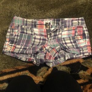 Plaid American Eagle Shorts